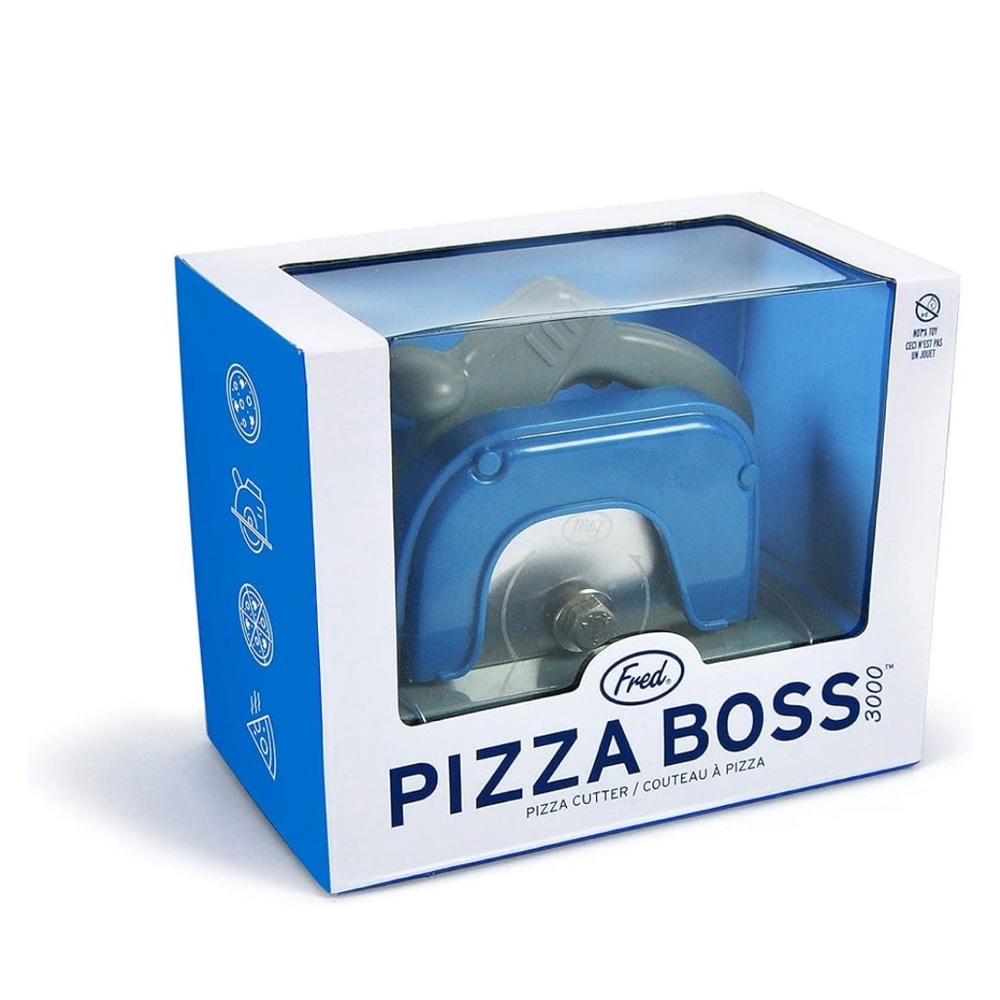 PIZZA BOSS 3000, Circular Saw Stainless Steel Pizza Wheel